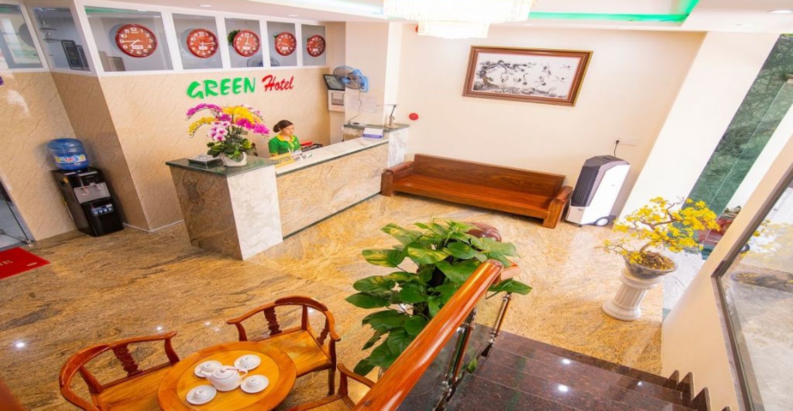 Green Hotel mang đến cho du khách một không gian nghỉ ngơi yên bình